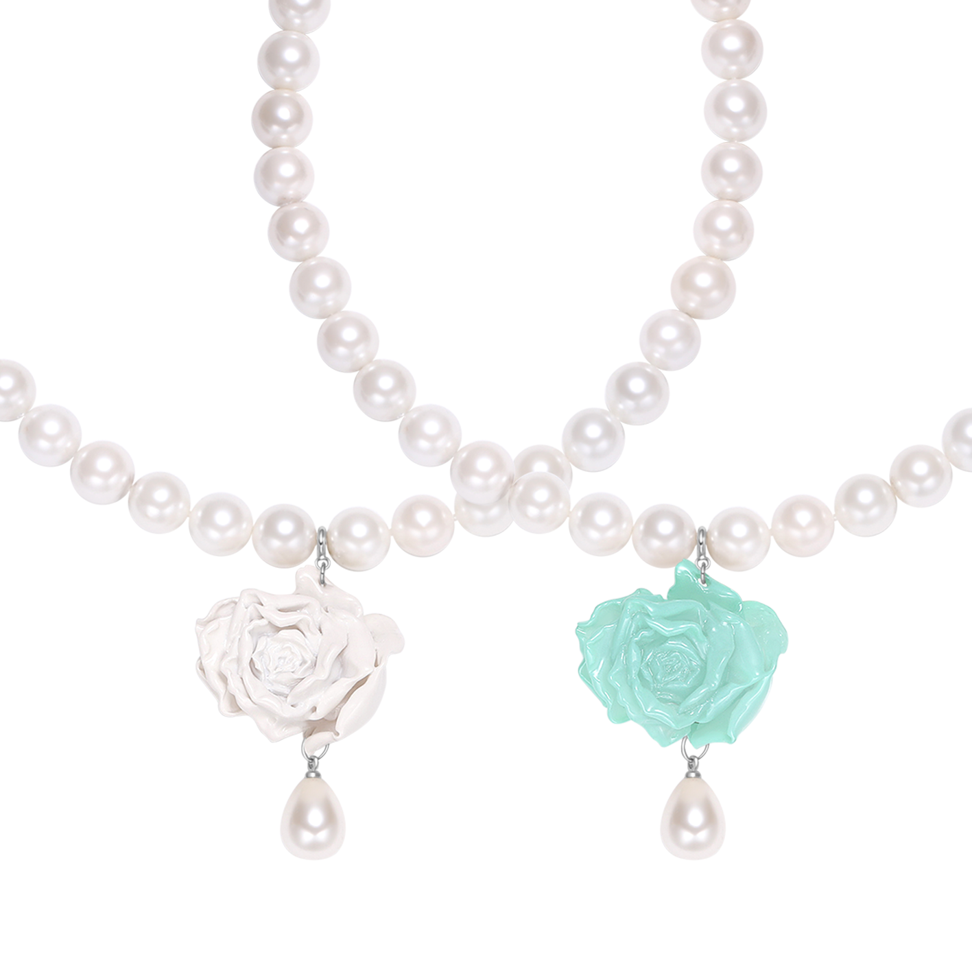 Rose Pearl Necklace