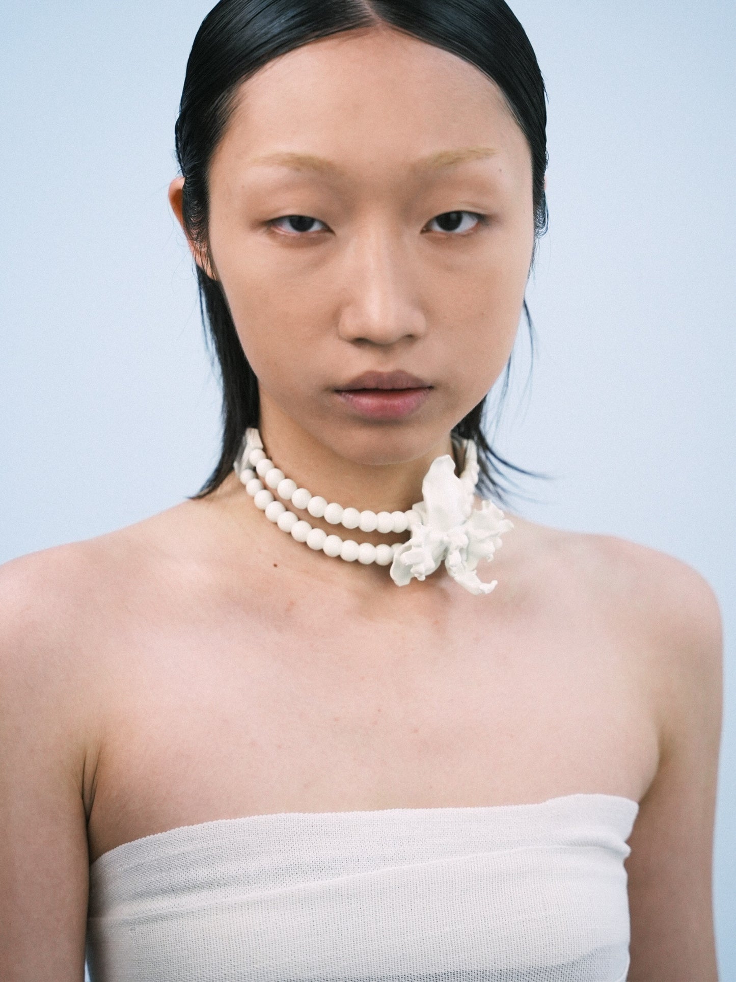 Orchid Pearl Choker