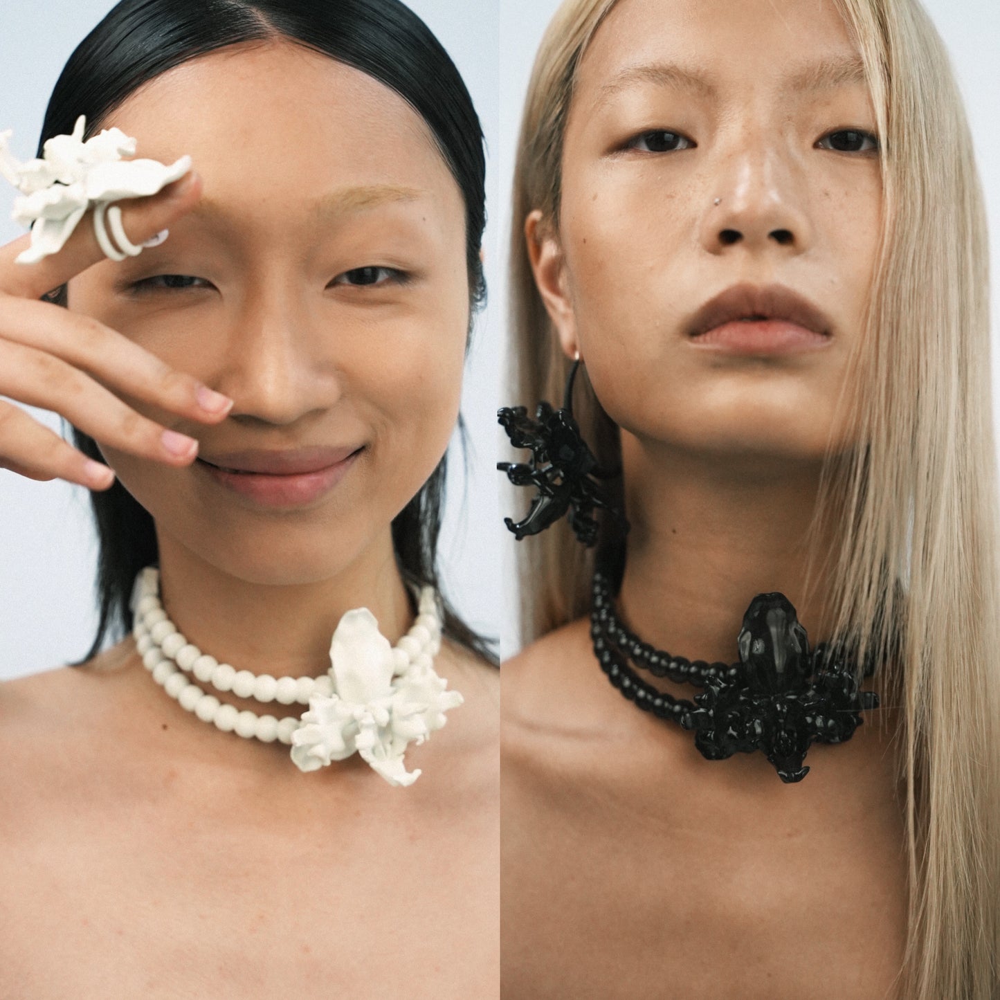 Orchid Pearl Choker