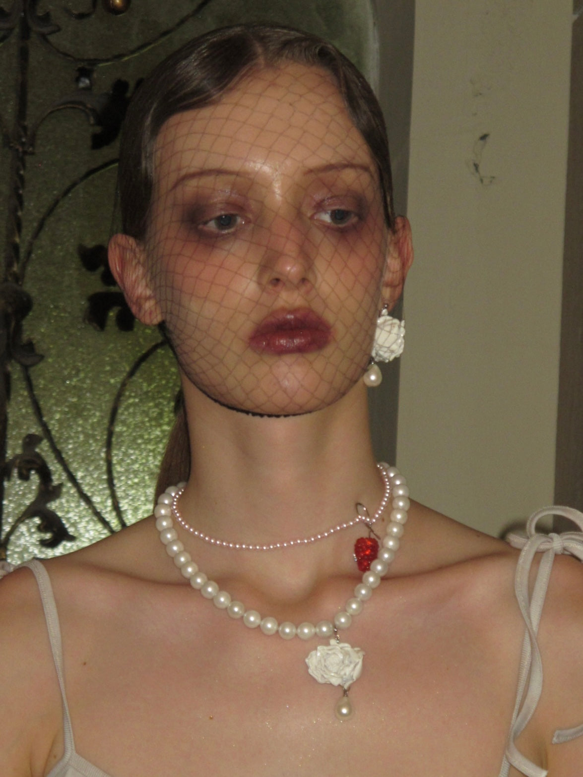 Rose Pearl Necklace