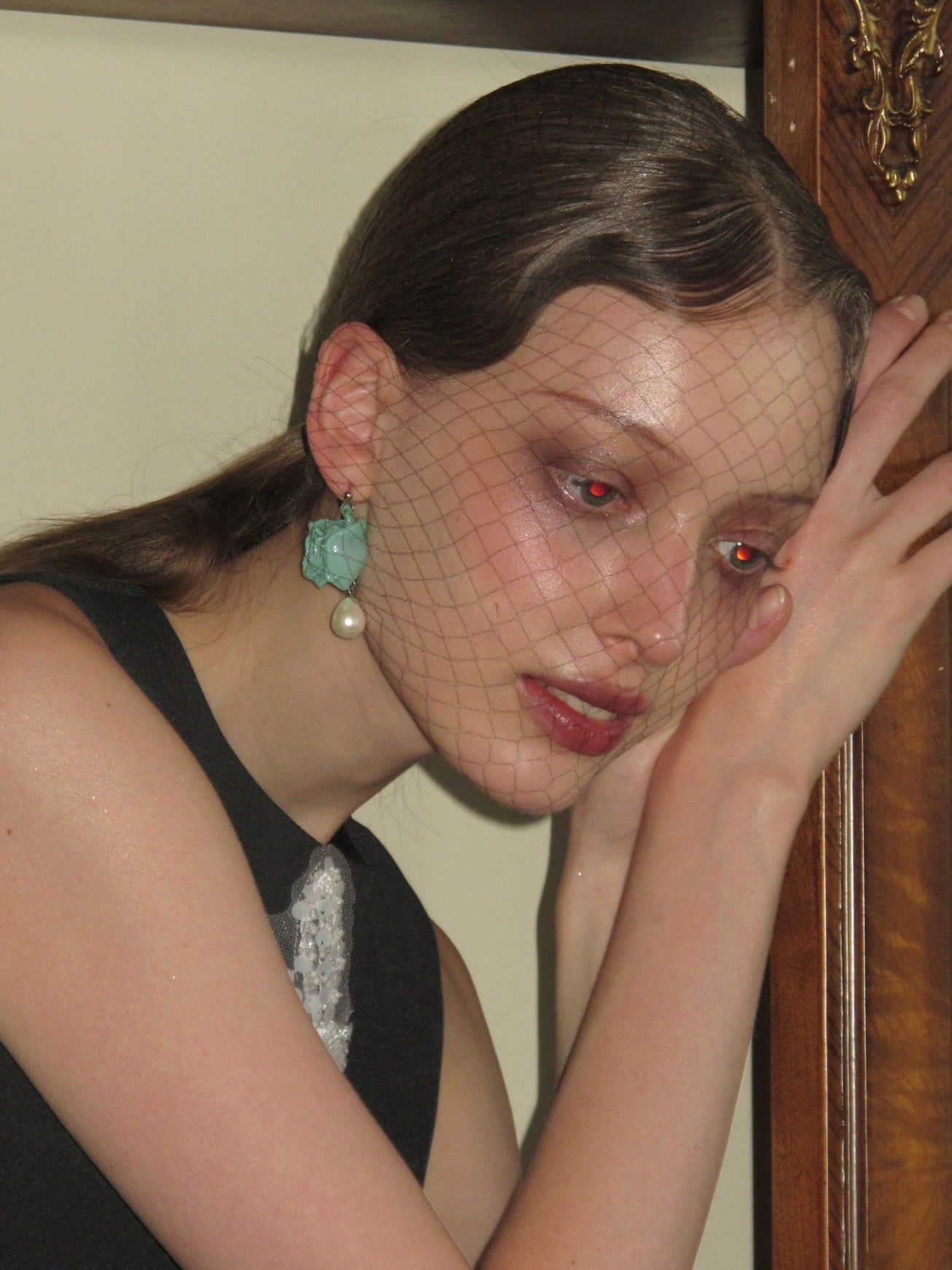 Rose Pearl Earring
