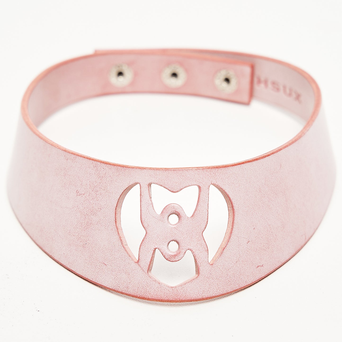 Heart Leather Choker