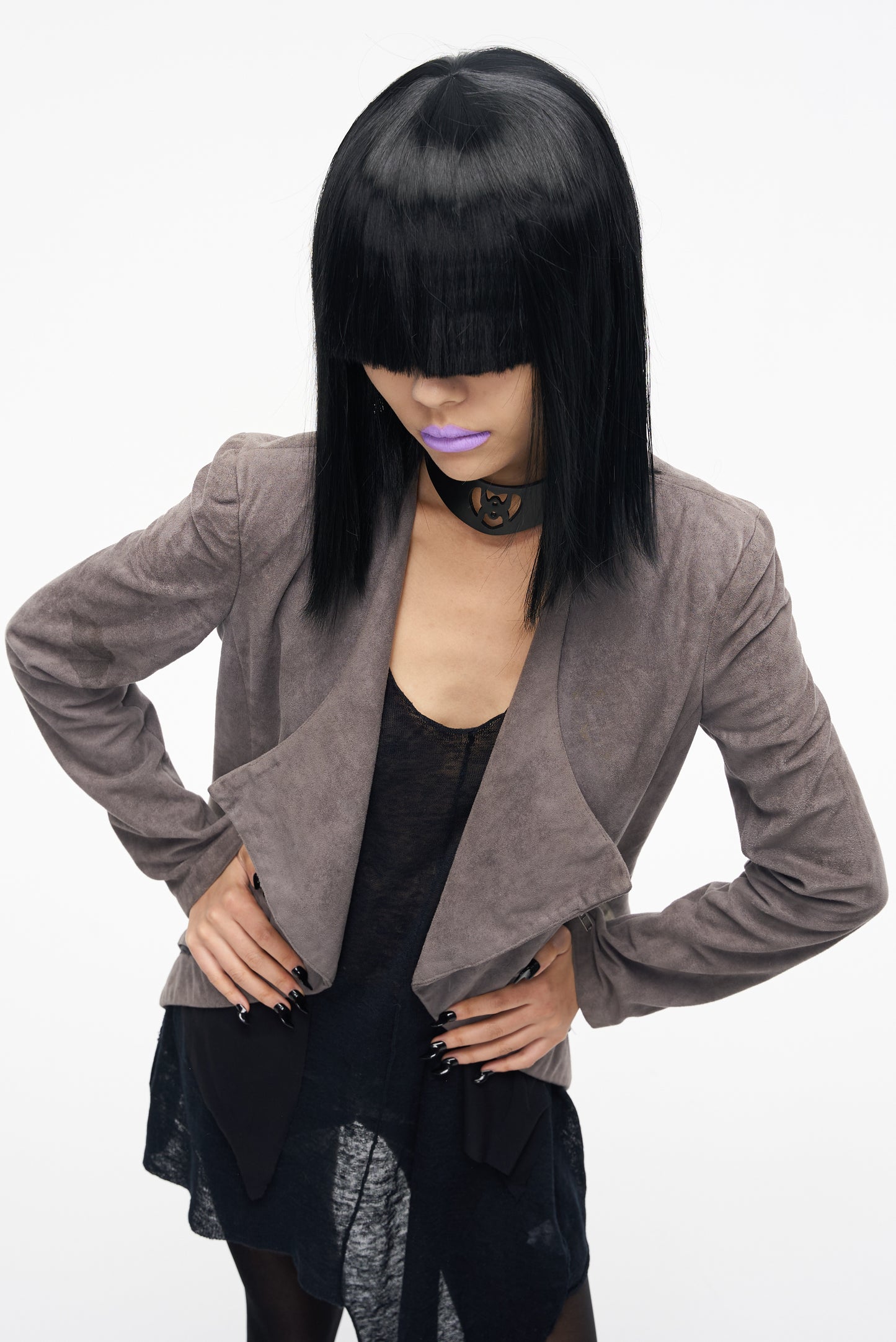 Heart Leather Choker