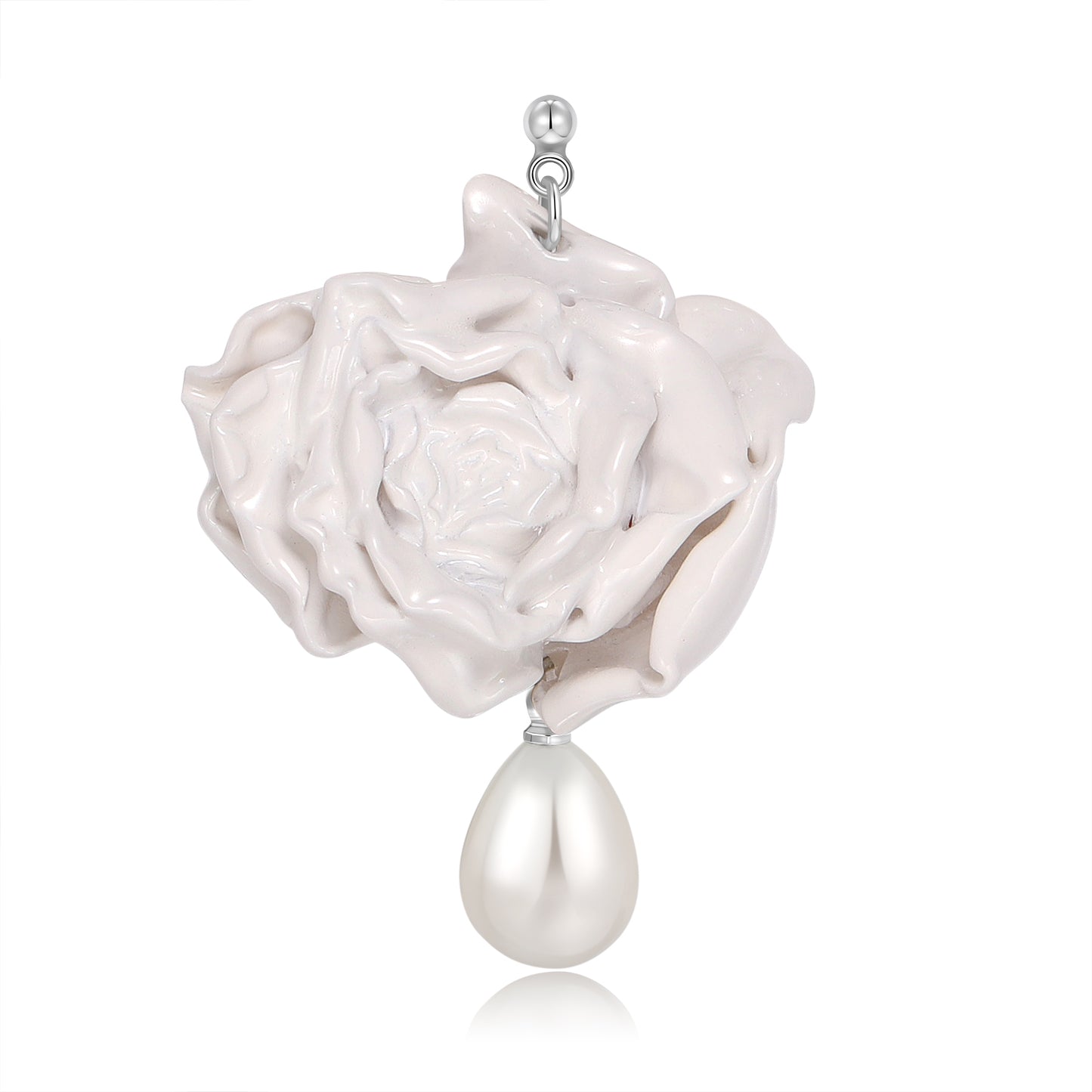 Rose Pearl Earring