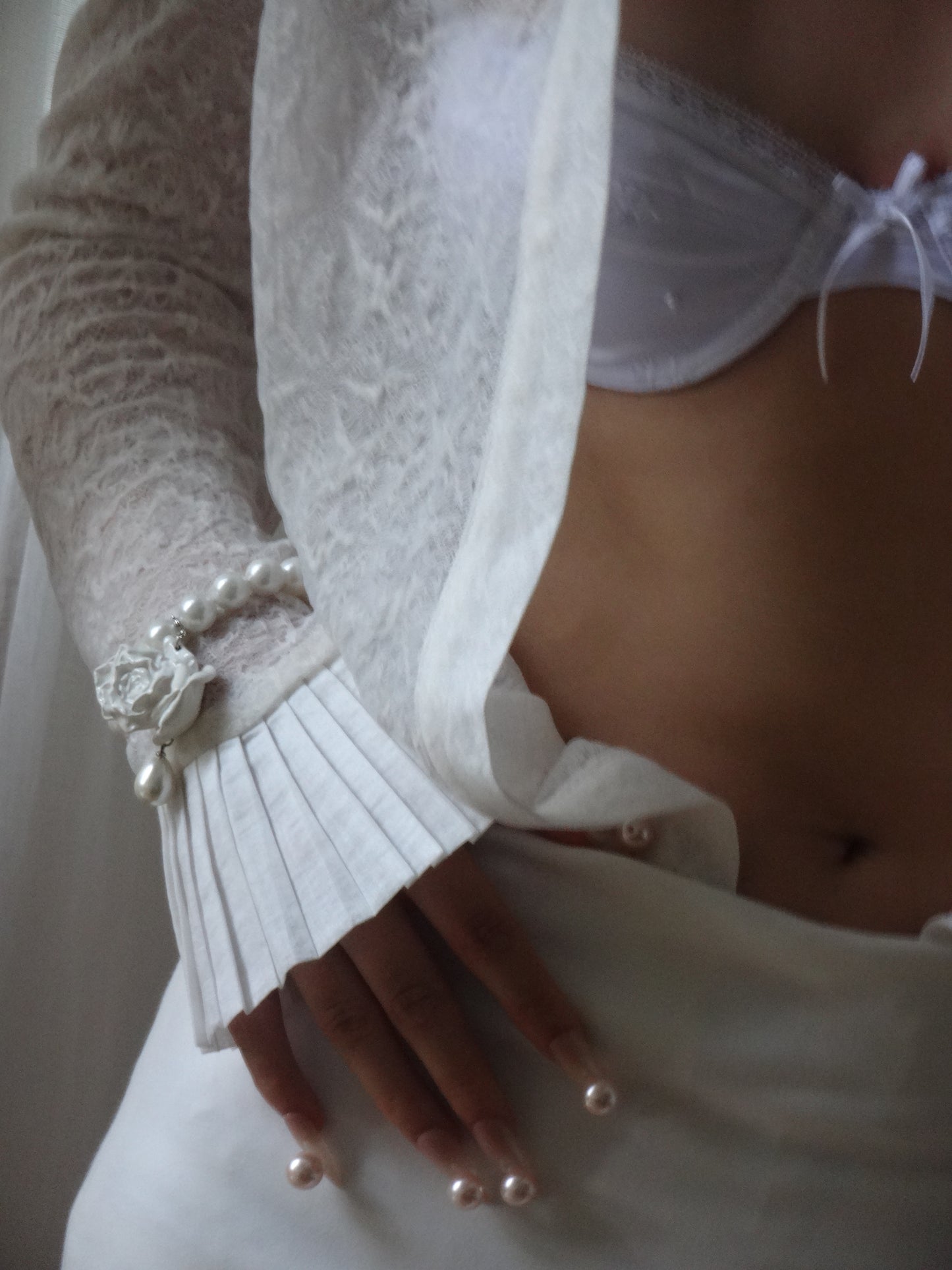 Rose Pearl Bracelet