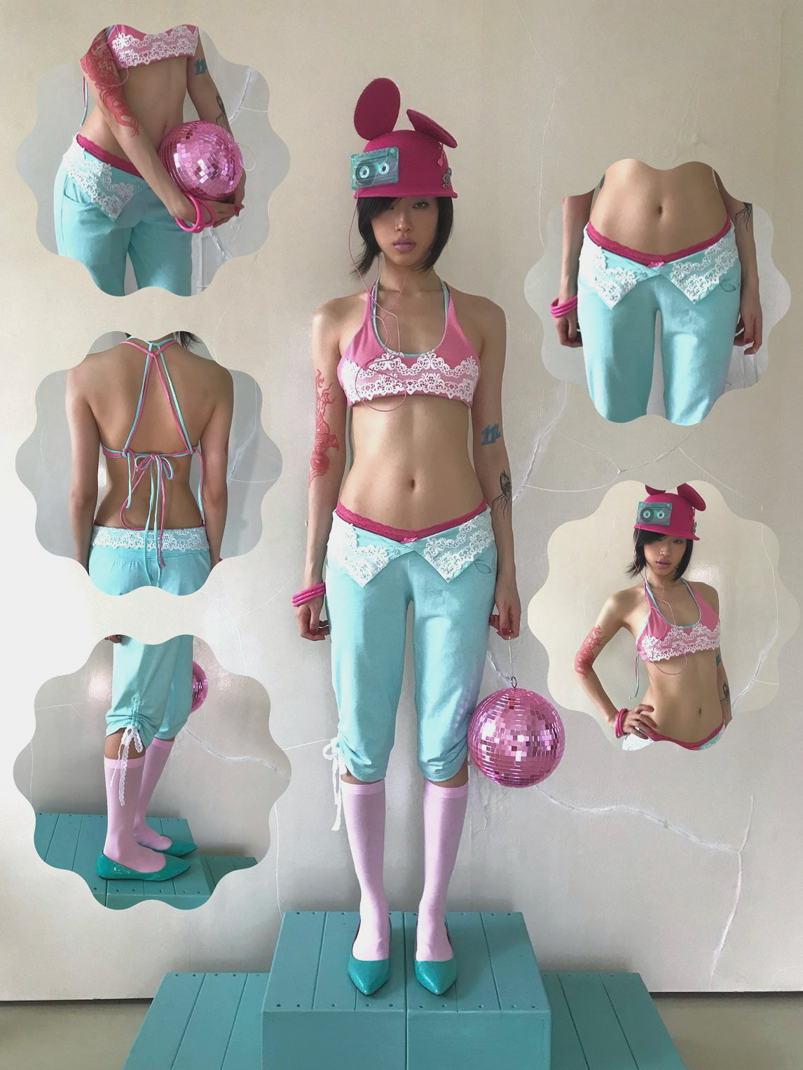 Bubblegum Lace Bra
