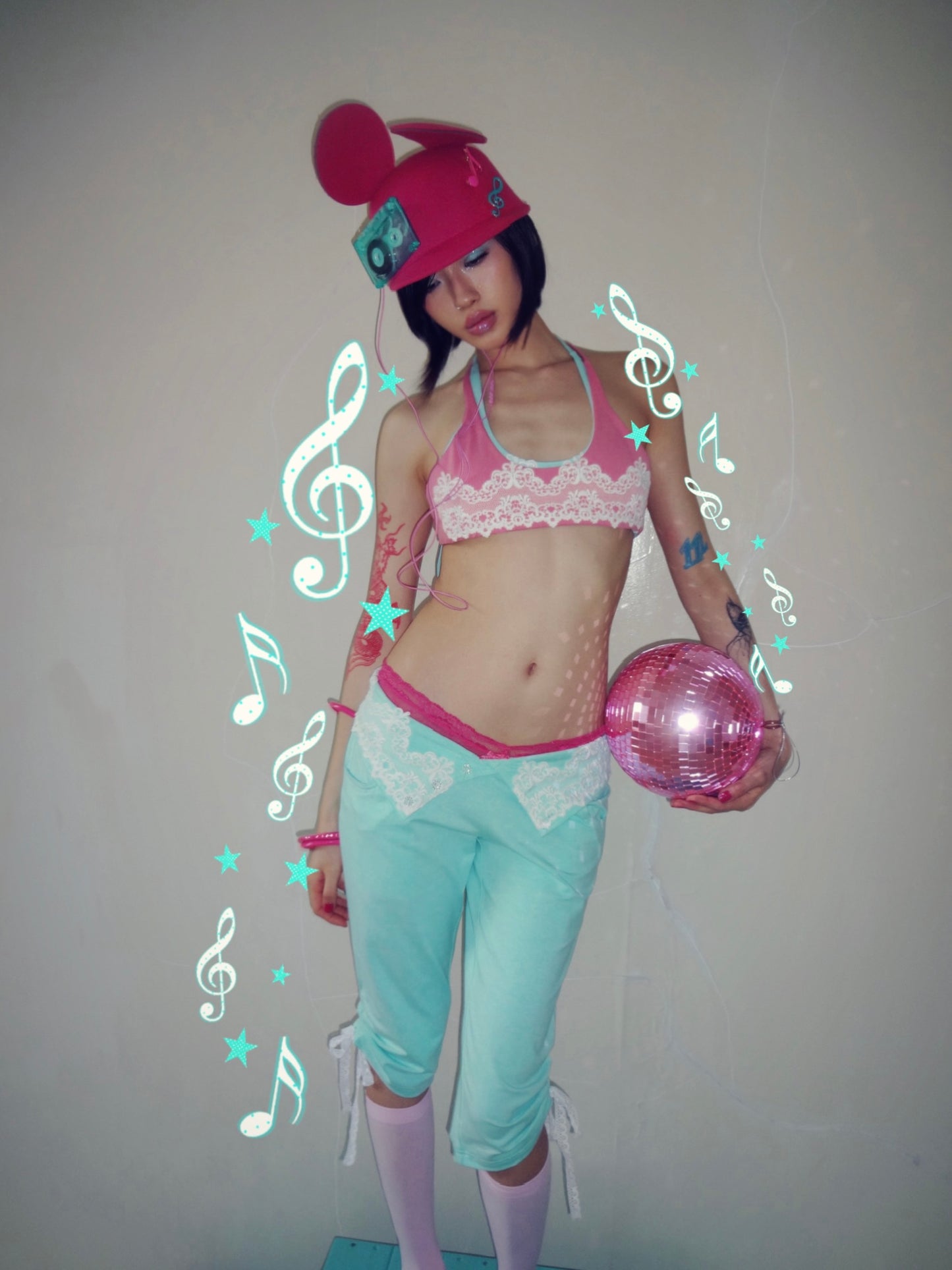 Bubblegum Lace Bra