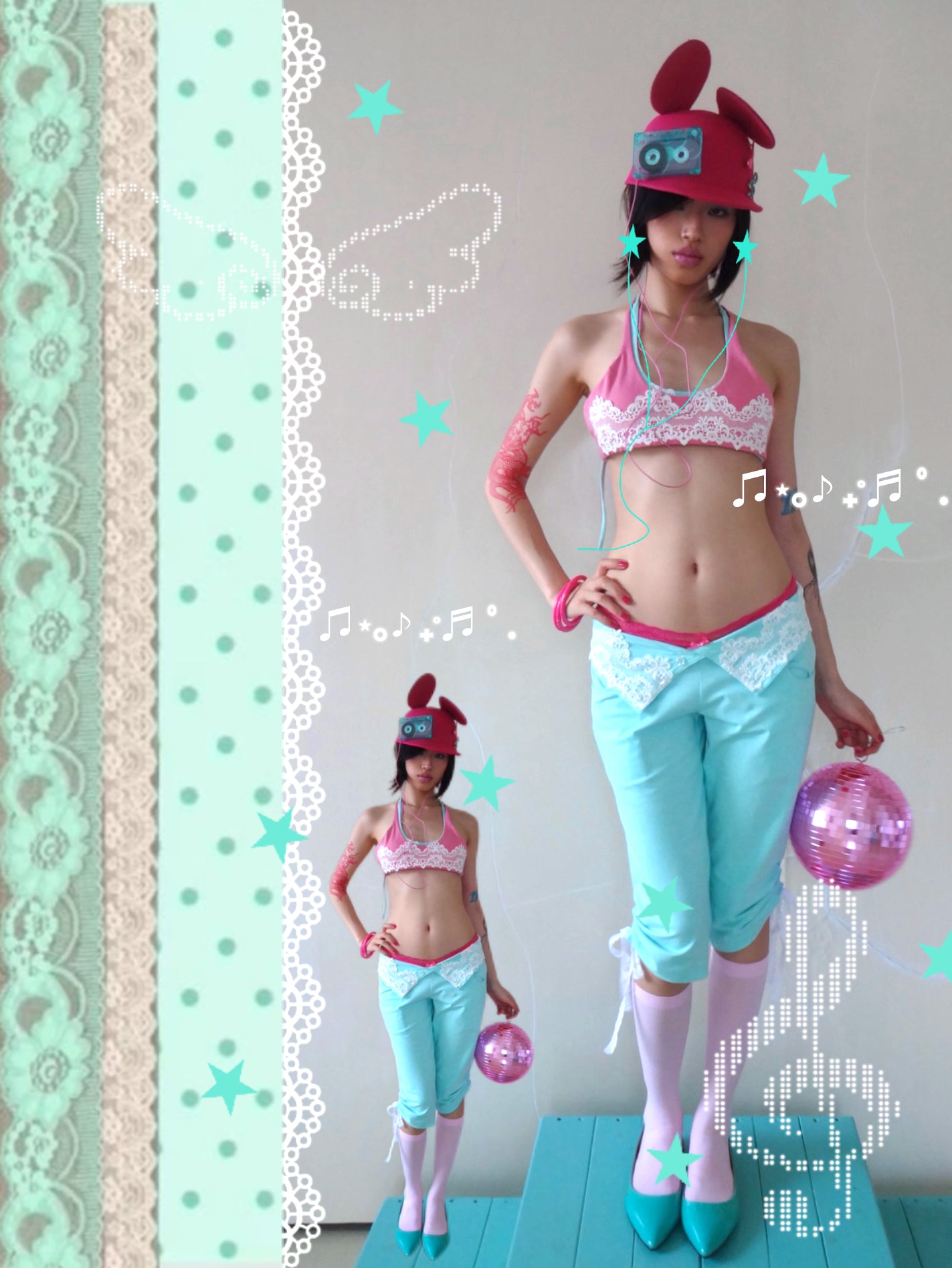 Bubblegum Lace Bra