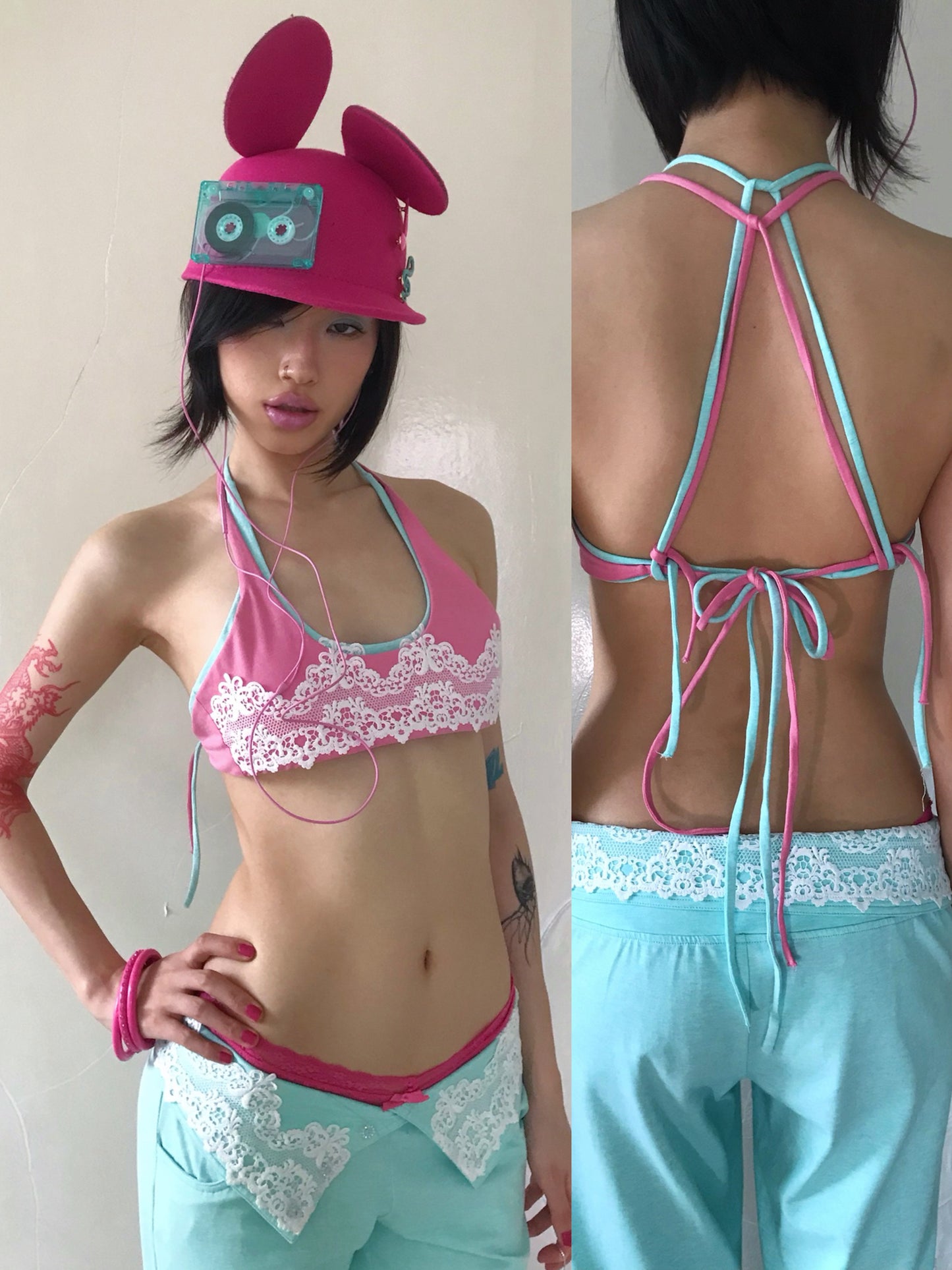 Bubblegum Lace Bra