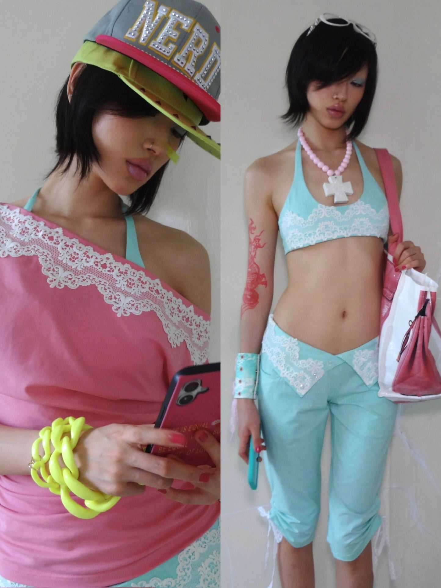 Bubblegum Lace Bra
