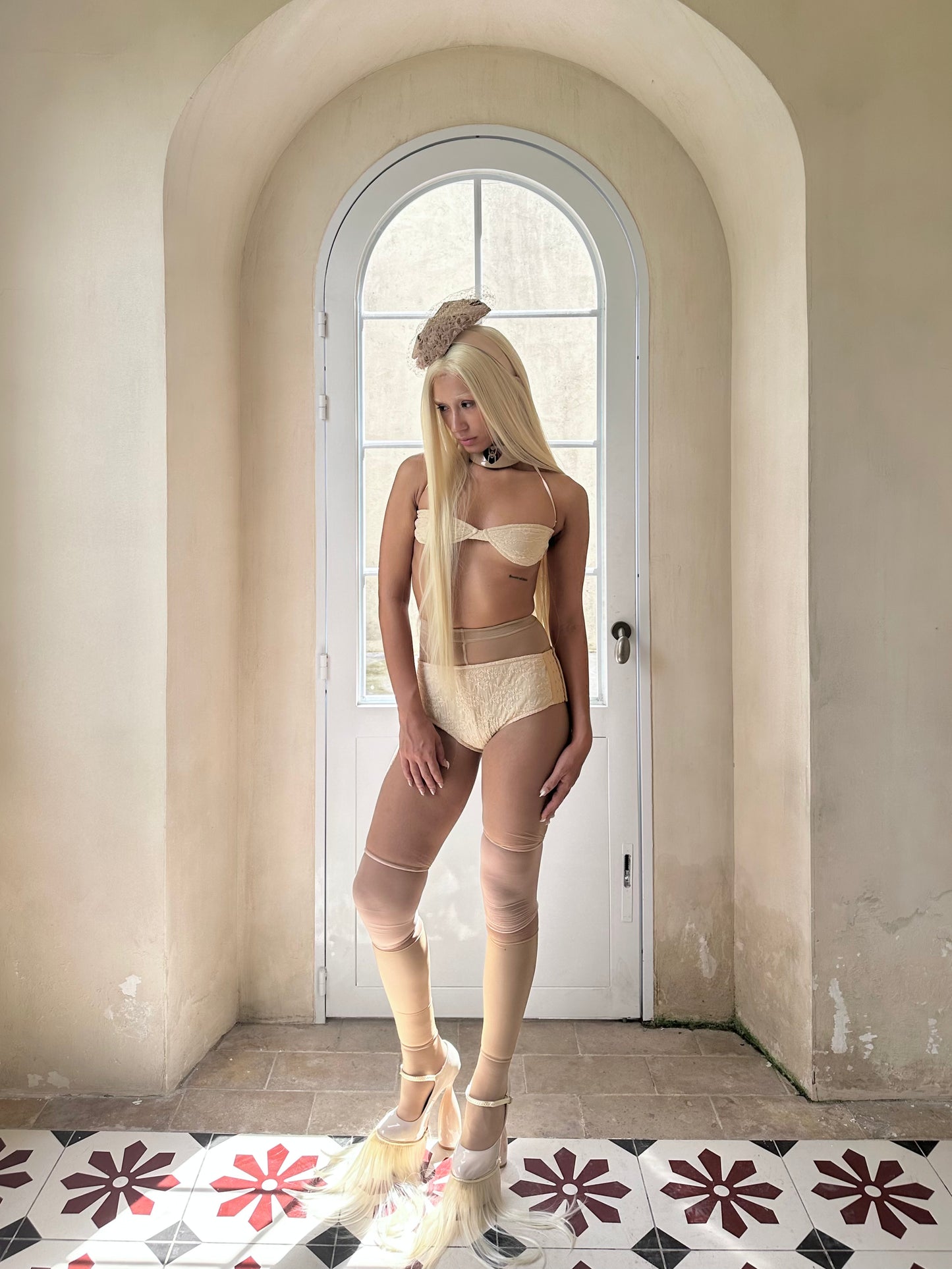 Layered bra set