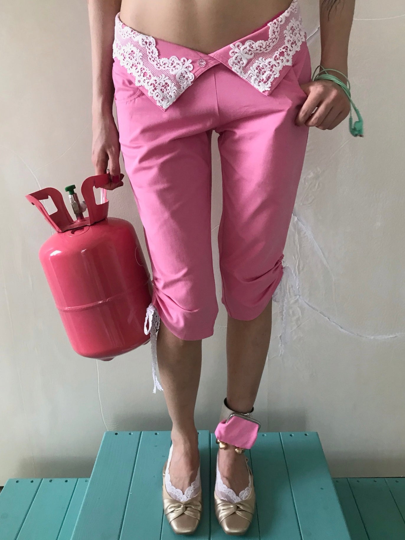 Bubblegum Lace Pants