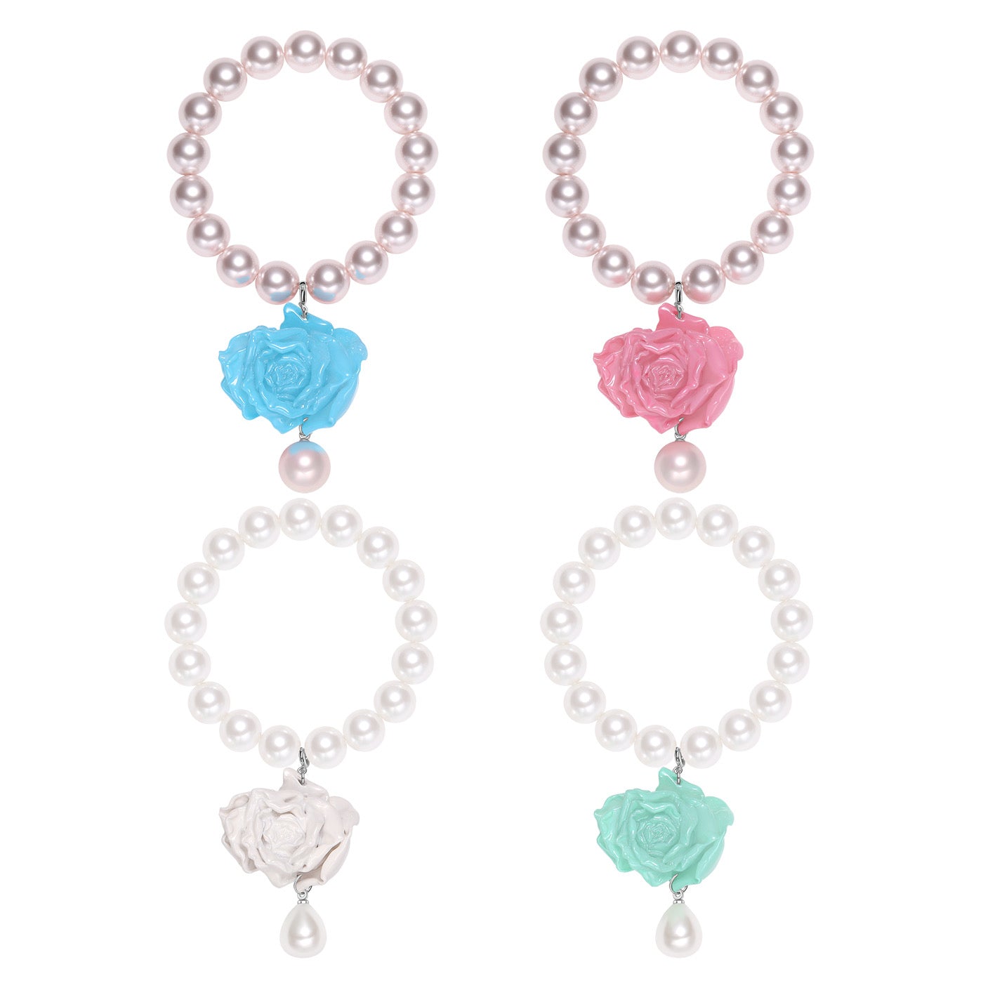 Rose Pearl Bracelet